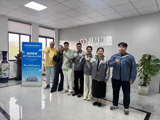 A craftsmanship test across the ocean: Overseas CEO Paulina personally visited Kexiang Bearings and single-handedly completed the extreme 150,000 RPM PMU system test - KET Precision Bearings
