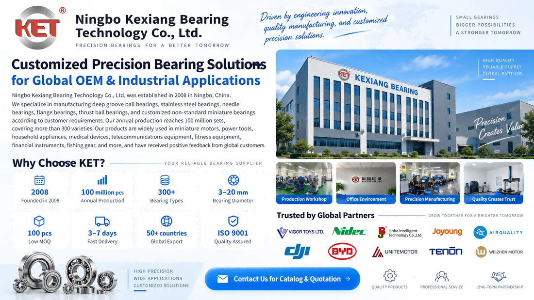 Customized Precision Bearing Solutions for Global OEMs | KET